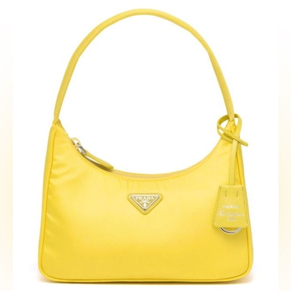Prada Yellow Mini Shoulder Bag